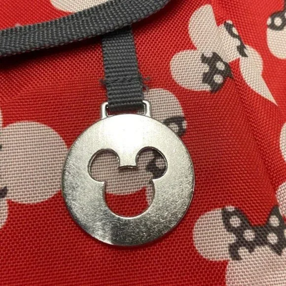 NWT Disney Baby Minnie Mouse Classic Carryall Red and White Diaper Bag Set - Picture 6 of 11